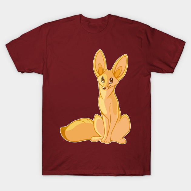 Fennec Fox T-Shirt by FlannMoriath